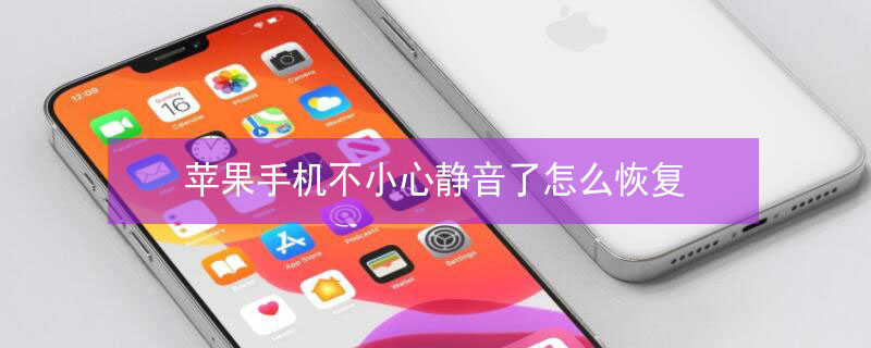 iPhone手机不小心静音了怎么恢复