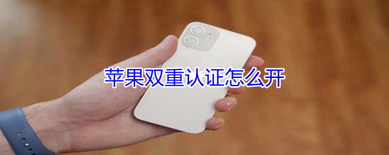 iPhone双重认证怎么开