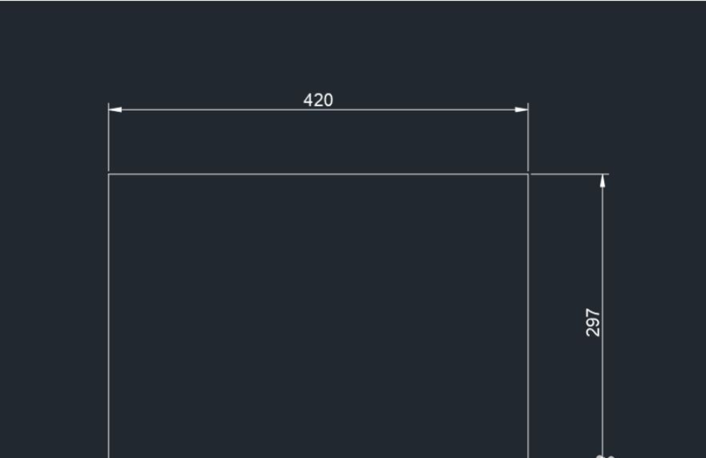 cad画a3图框的具体步骤