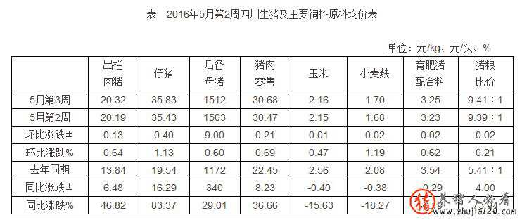 四川：生猪均价涨幅减缓 四川生猪价格涨跌表