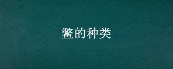 鳖的种类 鳖的种类及价格