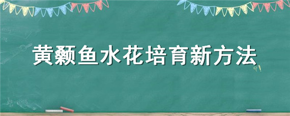 黄颡鱼水花培育新方法（工厂化养殖黄颡鱼水花）