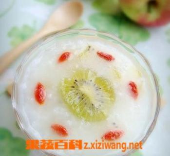 猕猴桃枸杞甜粥的做法（猕猴桃水果粥的做法大全）