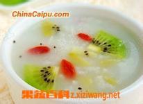 猕猴桃枸杞粥的做法 猕猴桃枸杞粥的做法视频