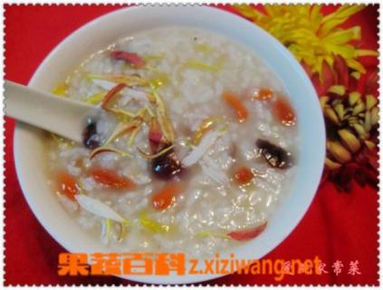 菊花枸杞花生粥的做法 枸杞花生粥的做法大全