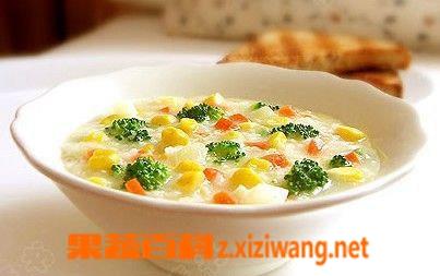 蔬菜玉米麦片粥的做法 麦片蔬菜粥的做法大全