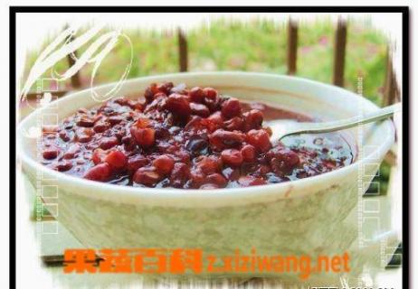 黑米红豆粥的做法步骤和功效 黑米红豆粥的做法步骤和功效窍门