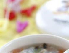 香菇鸡茸蔬菜粥 香菇鸡蓉蔬菜粥