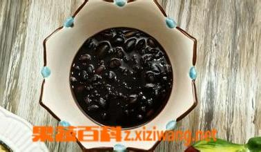 五黑桂花固肾粥的材料和做法步骤教程