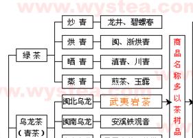 茶叶分类图 茶叶的种类和图片