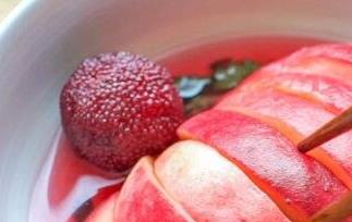 紫苏杨梅桃子姜的材料和做法步骤（紫苏杨梅姜怎么做）