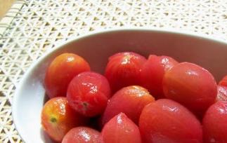 蜜渍圣女果材料和营养分析 圣女果的主要成分