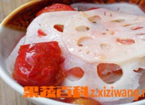 山楂藕片做法步骤图解（藕和山楂糕的做法大全）