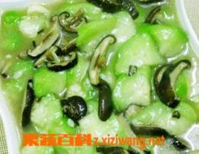 冬菇烩丝瓜做法步骤和营养价值 丝瓜炒冬菇