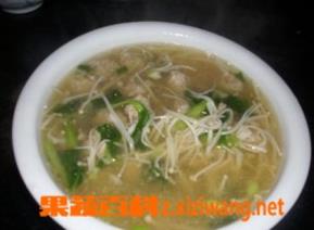 金针菇汤做法和金针菇营养价值 金针菇汤的营养