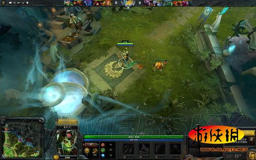 《DotA2》基础知识：游戏界面说明 dota2游戏画面设置