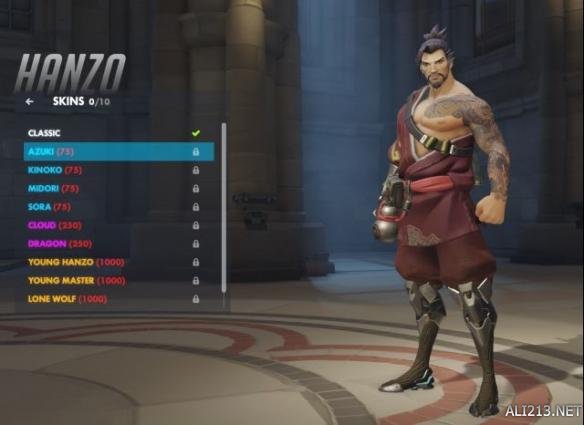 《守望先锋》半藏皮肤介绍（守望先锋半藏特写）