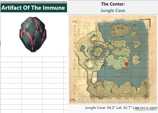 《方舟：生存进化》核心岛矿洞位置详细说明 矿洞在哪里 中间岛矿洞