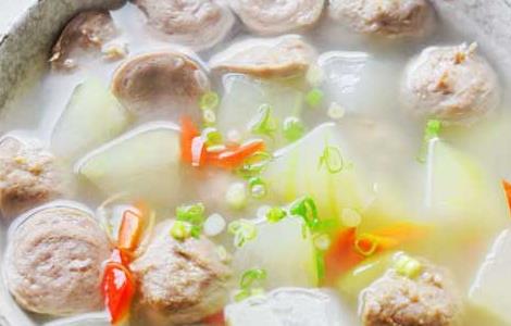 冬瓜丸子汤的做法