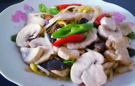 蘑菇炒肉的功效及做法 蘑菇炒肉的功效及做法视频