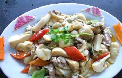 蘑菇炒肉