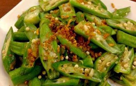 蒜蓉秋葵的功效及做法（蒜蓉秋葵的功效及做法窍门）