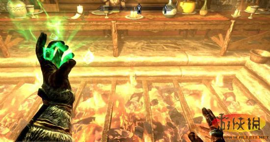 《上古卷轴5:天际》一种魔法可以点铁矿石成金矿