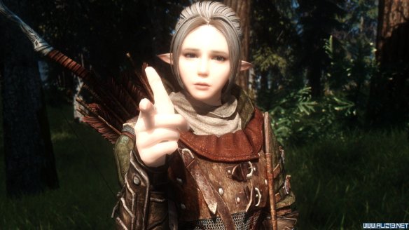 《上古卷轴5：天际》第三届龙裔参赛作品 混血精灵莫妮卡赏析攻略