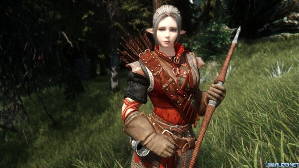 《上古卷轴5：天际》第三届龙裔参赛作品 混血精灵莫妮卡赏析攻略