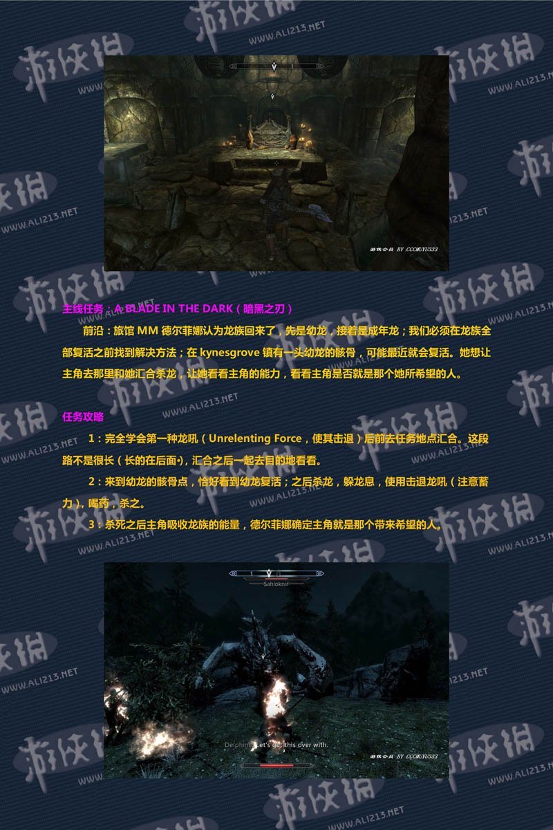 《上古卷轴5：天际》强档攻略