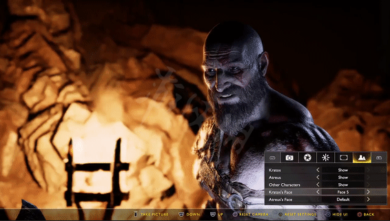 战神4拍照模式演示 战神4相片模式