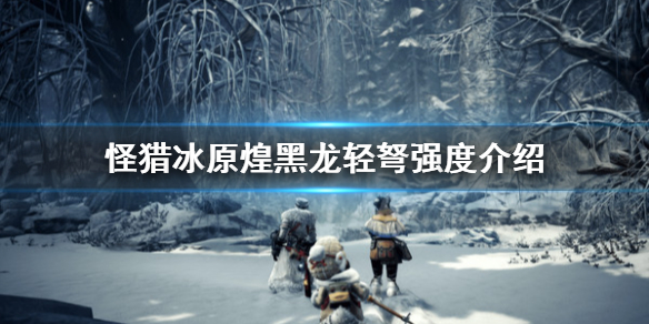 怪物猎人世界冰原煌黑龙轻弩好用吗 怪物猎人世界冰原重弩和轻弩哪个好