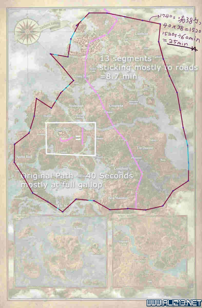 《巫师3:狂猎》最新地图走法解析攻略