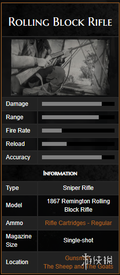 荒野大镖客2全步枪中文图鉴一览 全步枪获取方法一览 卡宾连发步枪