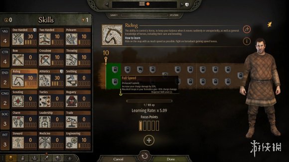 骑马与砍杀21.4.3骑术技能有什么用 骑砍21.4.3骑术技能效果