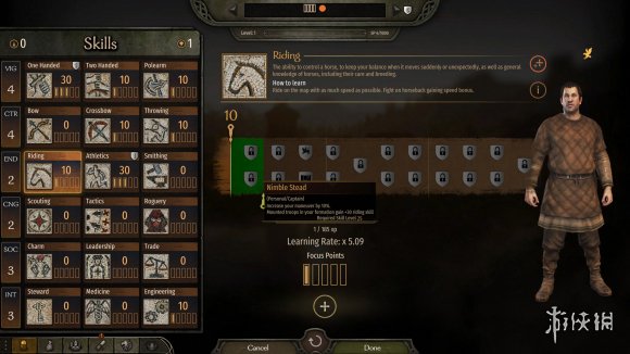 骑马与砍杀21.4.3骑术技能有什么用 骑砍21.4.3骑术技能效果