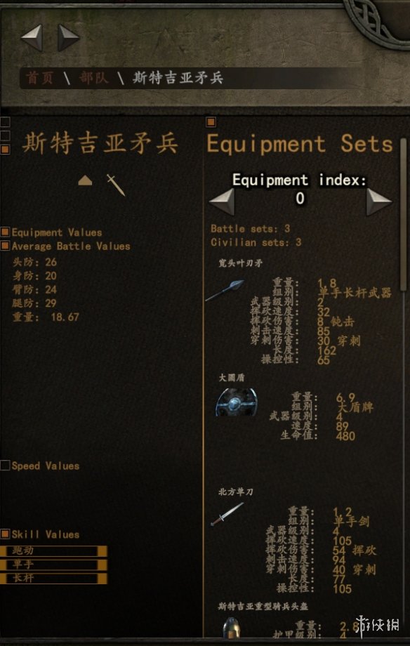 骑马与砍杀21.4.3斯特吉亚厉害吗 骑砍21.4.3斯特吉亚兵种