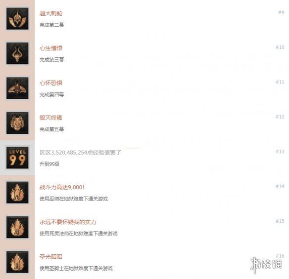 暗黑破坏神2重制版成就有什么 暗黑2重制版成就奖杯一览