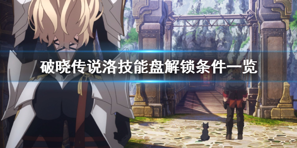 破晓传说洛技能盘怎么解锁 破晓传说洛带什么技能