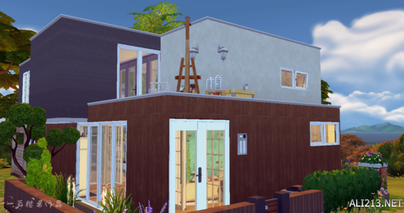 《模拟人生4》自制婚房图文赏析（模拟人生四房屋设计）