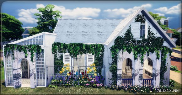 《模拟人生4》自制清新房屋一览 模拟人生4新手房屋设计图