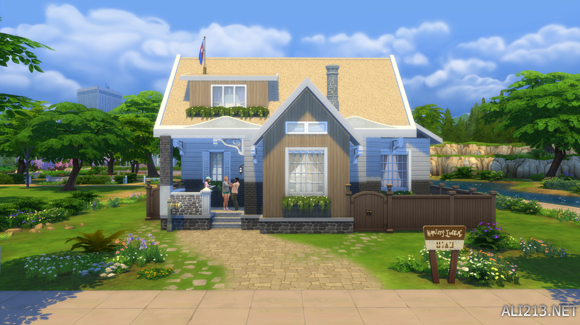 《模拟人生4》温馨小屋图片赏析 模拟人生4小木屋