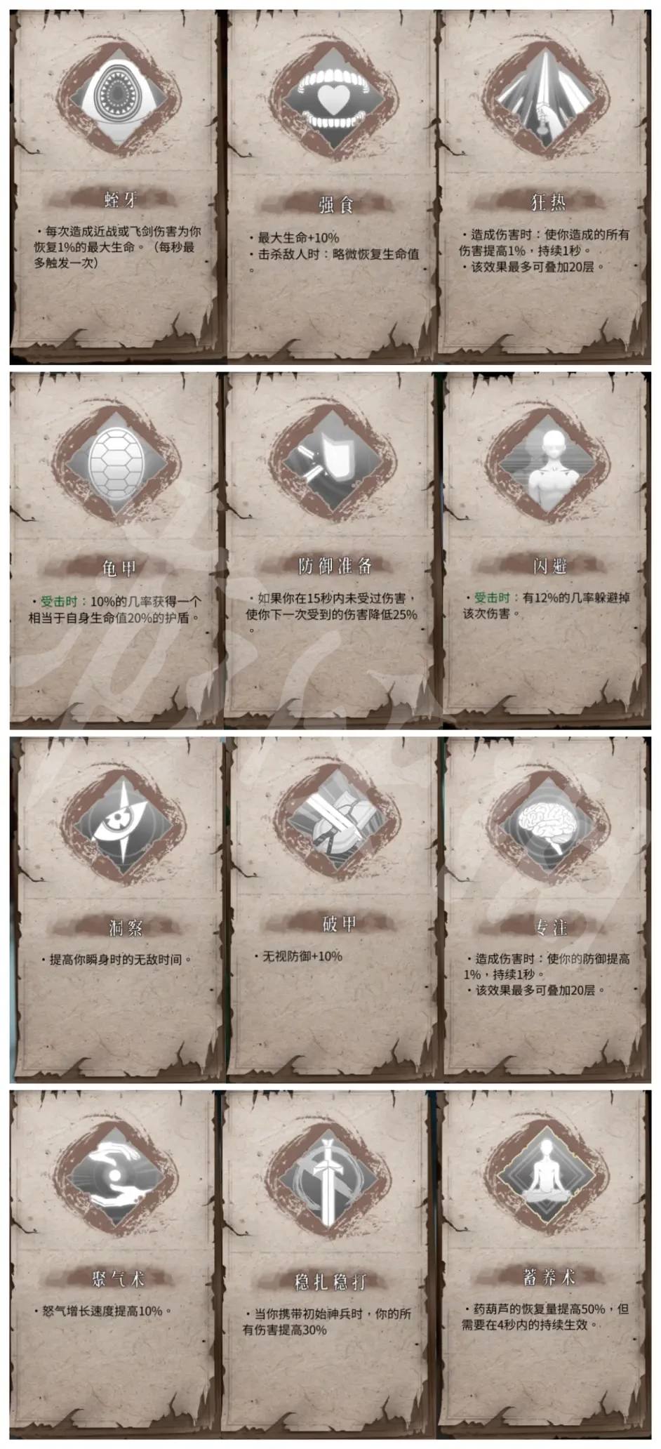 暖雪流派技能有哪些 暖雪全流派技能一览