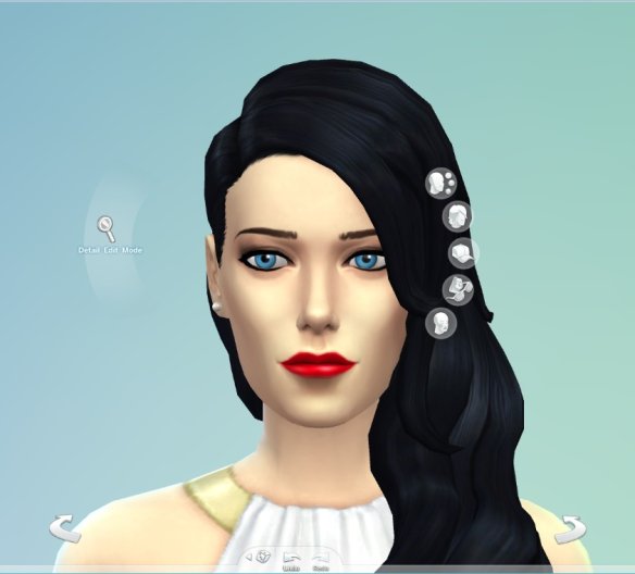 《模拟人生4》伊娃格林(低俗怪谈的女主角)捏脸