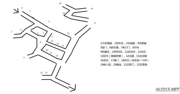 《侠客风云传》成都全地点标注图示 侠客风云传成都攻略 成都支线主线流程