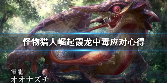 怪物猎人崛起霞龙中毒怎么解 怪物猎人崛起霞龙弱什么属性