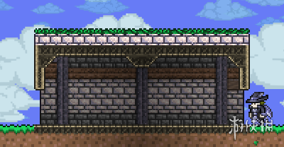 泰拉瑞亚新手建筑教程 泰拉瑞亚建筑设计图分享 挽救火柴盒-墙纸篇1