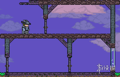 泰拉瑞亚新手建筑教程 泰拉瑞亚建筑设计图分享 挽救火柴盒-墙纸篇1