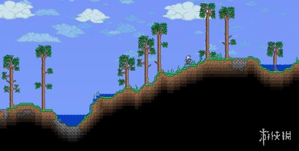 泰拉瑞亚新手建筑教程 泰拉瑞亚建筑设计图分享 挽救火柴盒-墙纸篇1