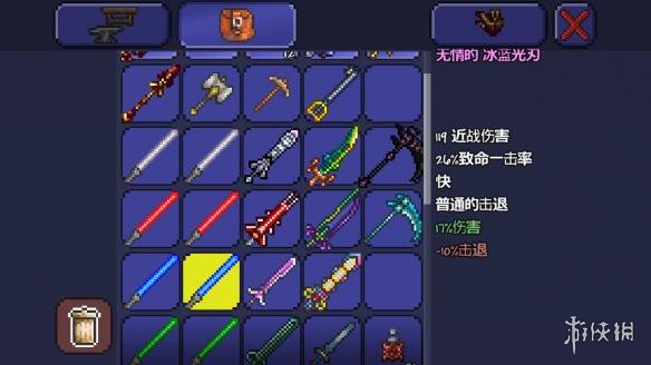 泰拉瑞亚pe版本各武器极限伤害汇总 pe版本武器伤害上限一览 木剑